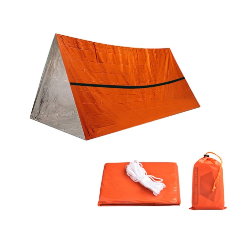 Ensemble de survie avec couverture d'urgence d'axGear, équipement de camping de randonnée pour l'extérieur, avec espace en bisens