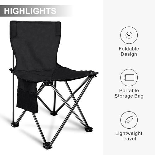 axGear Portable Camping Chair Outdoors Versatile Folding Chair Light Weight Beach Paito
