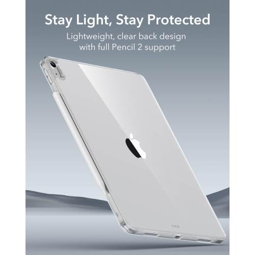 iPad Air 13 Inch Case, iPad Air 13 Case M2, Thin and Lightweight, Shock and Drop Protection, Yellowing Resistant, Hard Back, Supports Pencil Pro and