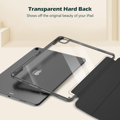 iPad Air 13 Inch Case with Pencil Holder 2024 M2 & iPad Pro 12.9 2022 6th/2021 5th/2020 4th/2018 3rd Case, 2024 iPad Air 13 Cover, 13" iPad Air Smart