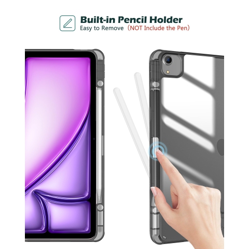 iPad Air 13 Inch Case with Pencil Holder 2024 M2 & iPad Pro 12.9 2022 6th/2021 5th/2020 4th/2018 3rd Case, 2024 iPad Air 13 Cover, 13" iPad Air Smart