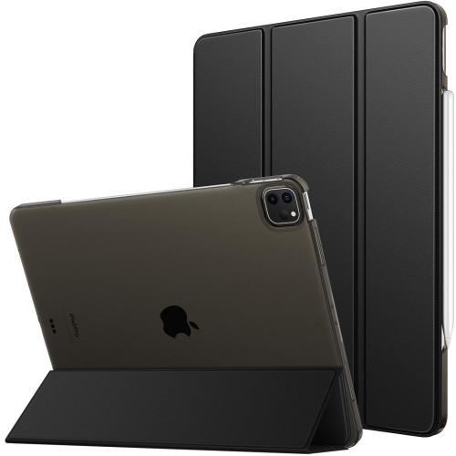 iPad Air 13 Inch M2 Case 2024/ iPad Pro 12.9 Case, Slim Smart Shell Translucent Frosted Hard PC Back Cover, Support Touch ID & Pencil Pro/2nd/USB-C,