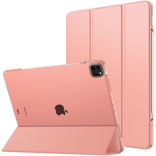 HLD  Ipad Air 13 Inch Case 2024/ Ipad Pro 12.9 Case (6Th/5Th Gen 2022/2021), Slim Smart Shell Translucent Frosted Hard PC Back Cover, Support Touch Id