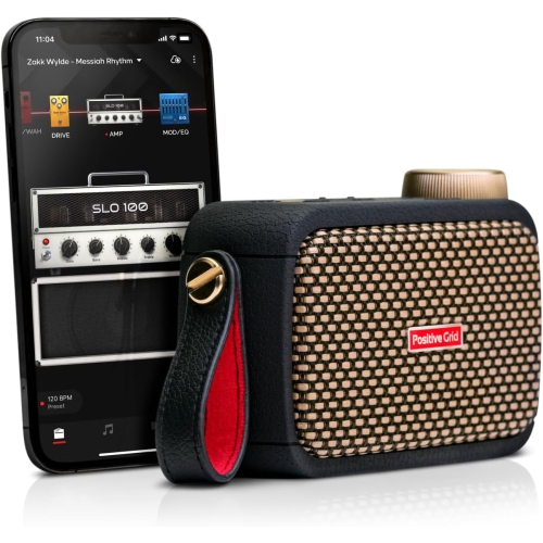 Positive Grid SPARK GO Portable Smart Guitar Amp & Bluetooth® Speaker - Black- Open Box