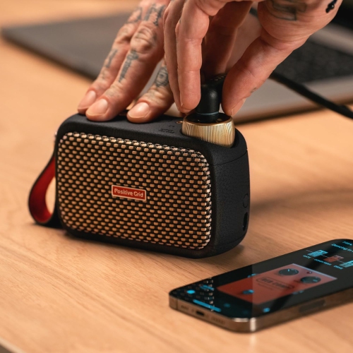 Positive Grid SPARK GO Portable Smart Guitar Amp & Bluetooth® Speaker - Black- Open Box