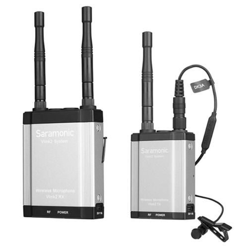 Image 1 of 10.. Saramonic Vlink2 Kit1 2.4 GHz Wireless Microphone System