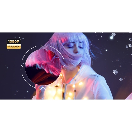 Vankyo - Performance V700W 1080P Full HD Live house Projector with 420 ANSI Lumen, Dual 5W/4ohm Dolby Audio Speakers, Bidirectional Bluetooth 5.1