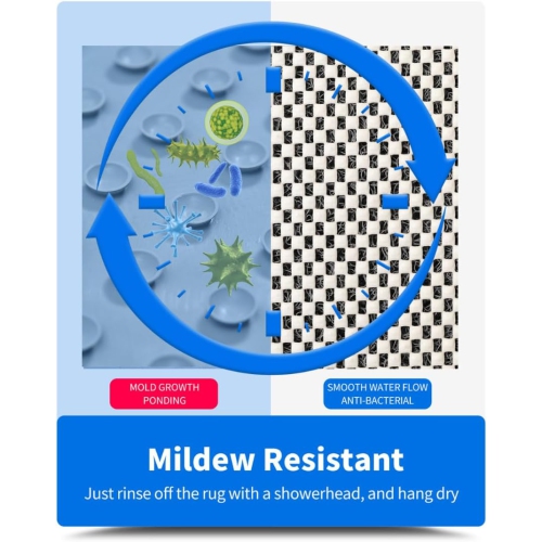 Trendylis 22 x 22" Loofah Shower Mats