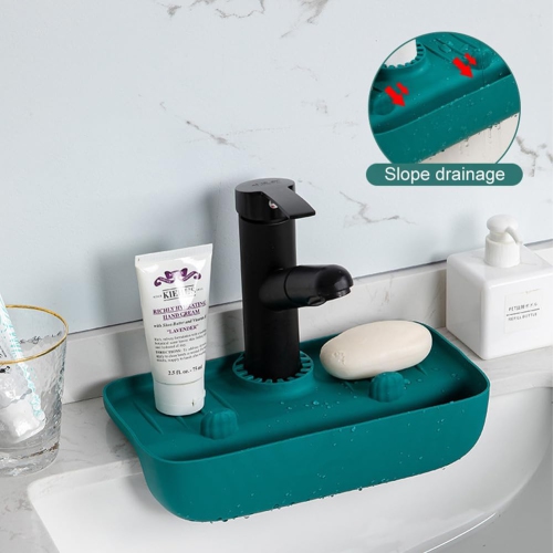 Trendylis Silicone Sink Caddy Organizer Tray