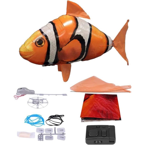 GENERIC  Remote Control Balloon 36 X 57 X 10 Inches Flying Fish Balloon Nemo