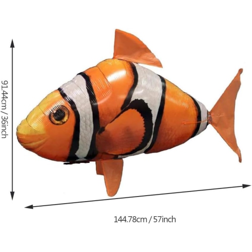 Generic Remote Control Balloon 36 x 57 x 10 inches Flying Fish Balloon Nemo