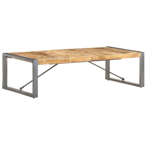 VIDAXL  Coffee Table 140X70X40 Cm Rough Wood In Mango
