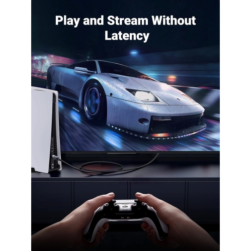 25FT/7.5M Cat 8 Ethernet Cable, High Speed Braided 40Gbps Network Cord Cat 8 RJ45 Shielded Indoor LAN Cables Compatible for Gaming PC PS5 Xbox Modem