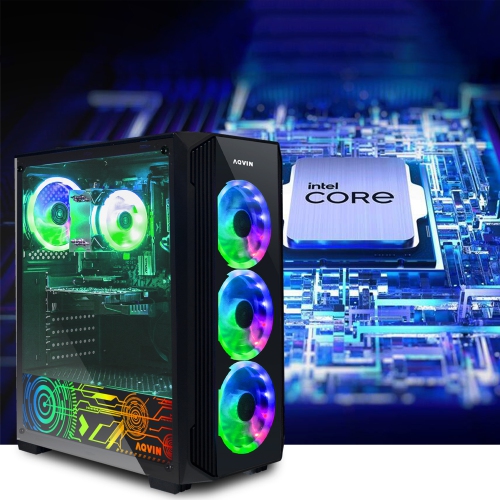 Gaming PC Tower - RTX 4060 8GB, Intel Core i7, 32GB Memory, 1TB SSD, Win 11 Pro by AQVIN - Refurbished condition - Image 4