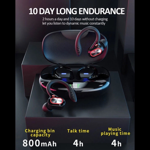 TUTT S730 Wireless Earbuds Bluetooth V5.0 Earbuds Built-in Mic Bluetooth Headphones in-Ear Stereo Wireless Earphones with Charging Case Waterproof