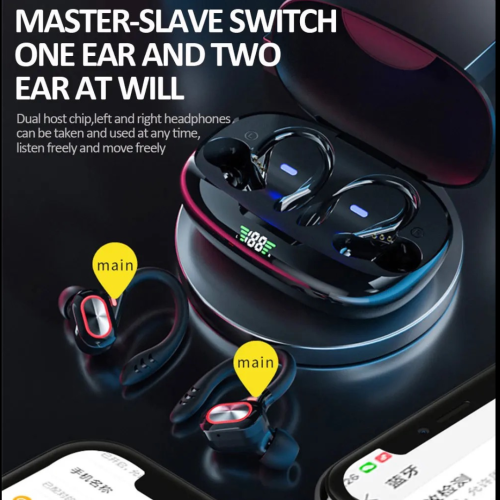 TUTT S730 Wireless Earbuds Bluetooth V5.0 Earbuds Built-in Mic Bluetooth Headphones in-Ear Stereo Wireless Earphones with Charging Case Waterproof