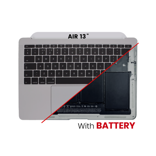 ESOURCE PARTS  Replacement Top Case Assembly (W/battery And Keyboard) Compatible for Macbook Air 13" (A1466/13/14/15/17)(Used: Grade A)