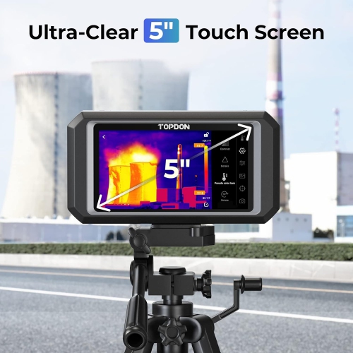 Refurbished - TOPDON TC003 256X192 IR Resolution 5" Touch Screen Thermal Imaging Camera with Secondary Analysis