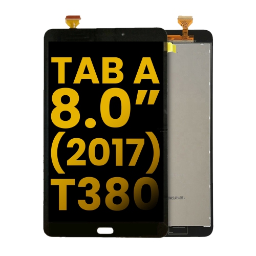LCD Assembly Without Frame Compatible For Samsung Galaxy Tab A 8.0" (2017) (T380) (White) by ESOURCE PARTS - Refurbished condition - CA$93.19