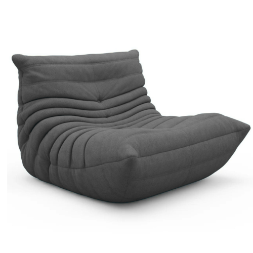 LivinVeluris Bean Bag Chair & Lounger Sofa - Dark Gray