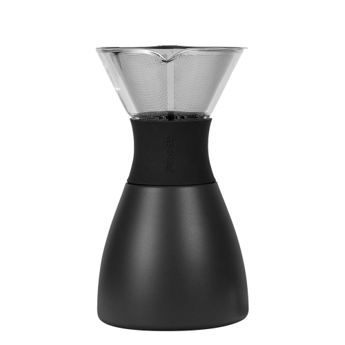 Infuseur de café isotherme d'Asobu Aspirateur à double paroi, filtre en acier inoxydable et carafe Go Carafe