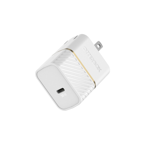 OtterBox Premium Fast Charge PD Wall Charger USB-C 30W GaN | White