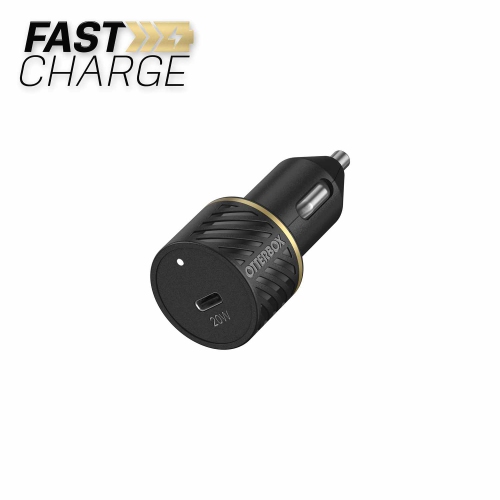 OtterBox Fast Charge PD Car Charger 20W USB-C Port | Black