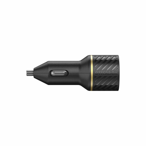 OtterBox Dual Fast Car Charger USB-C 20W PD and USB-A 12W | Black
