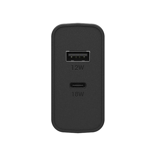 OtterBox Dual Fast Charge PD Wall Charger USB-C 30W | Black