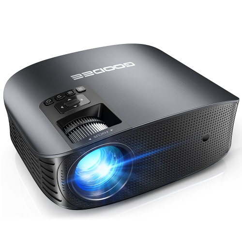 GooDee Projector 4K With WiFi And Bluetooth Supported, FHD 1080P Mini Projector For Outdoor Movies