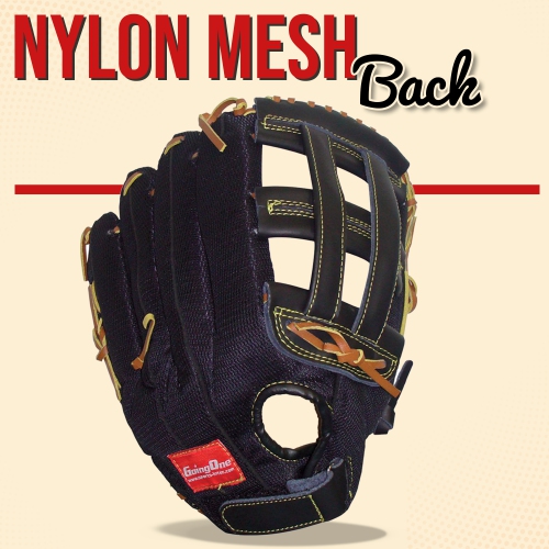 Gant de balle molle pour le baseball Going One - champ intérieur et gant de champ pour adultes, jeunes et enfants, jeté pour les gauchers et les