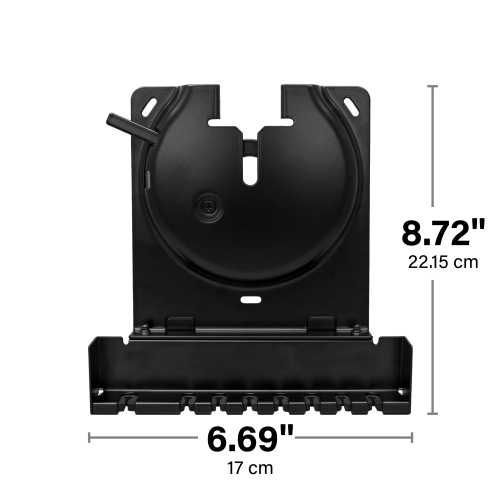 Support mural mince de Sanus pour amplificateur de Sonos - Noir