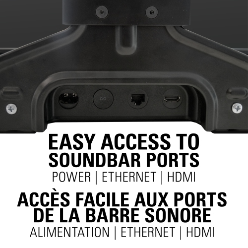 Support mural de Sanus System pour barre de son Beam de Sonos - Noir