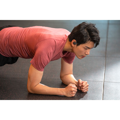 Écouteurs ouverts 100 % sans fil OpenFit Air de Shokz - Noir