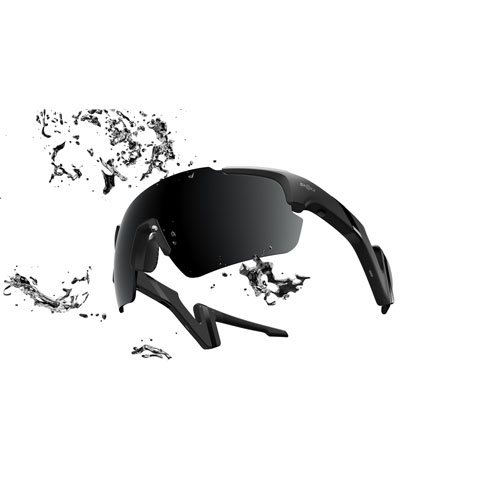 Lunettes de soleil audio sport RoadWave de Shokz - Noir