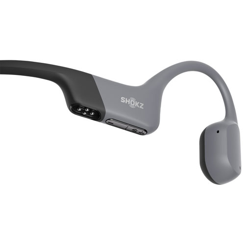 Shokz OpenSwim Pro Bone Conduction Waterproof Open-Ear Bluetooth Headphones - Grey
