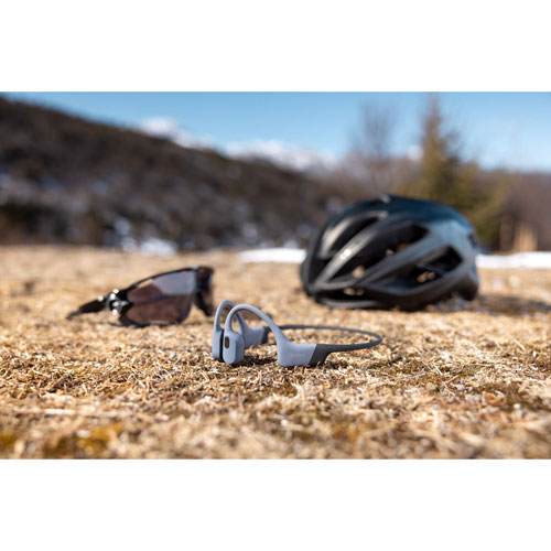 Shokz OpenSwim Pro Bone Conduction Waterproof Open-Ear Bluetooth Headphones - Grey