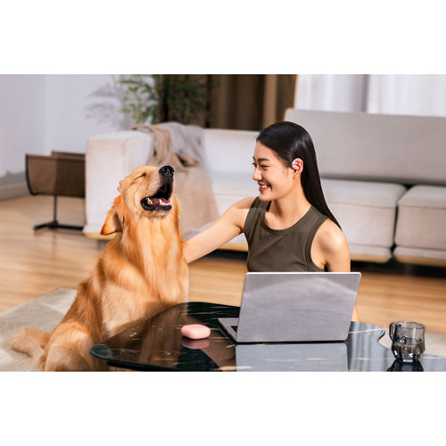 Écouteurs ouverts 100 % sans fil OpenFit Air de Shokz - Rose