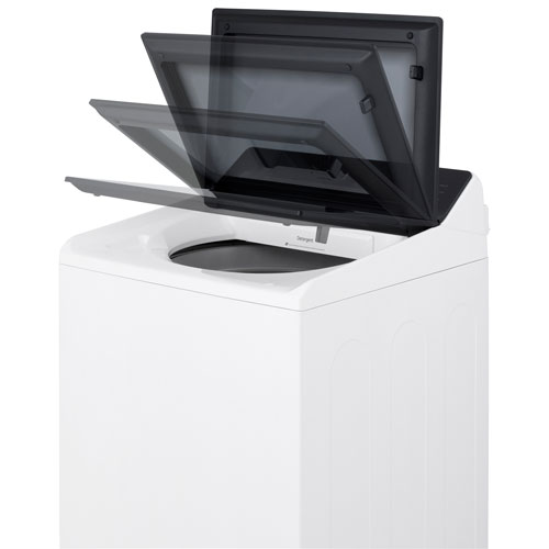 Laveuse à chargement par le haut haute efficacité de 6,3 pi³ avec pulsateur de LG - Blanc alpin