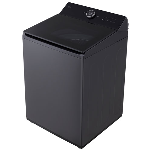 LG 6.3 Cu. Ft. Mega Capacity Top Load Washer - Matte Black