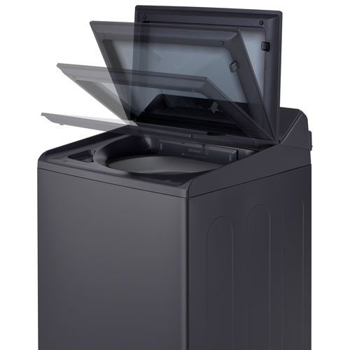 LG 6.3 Cu. Ft. Mega Capacity Top Load Washer - Matte Black