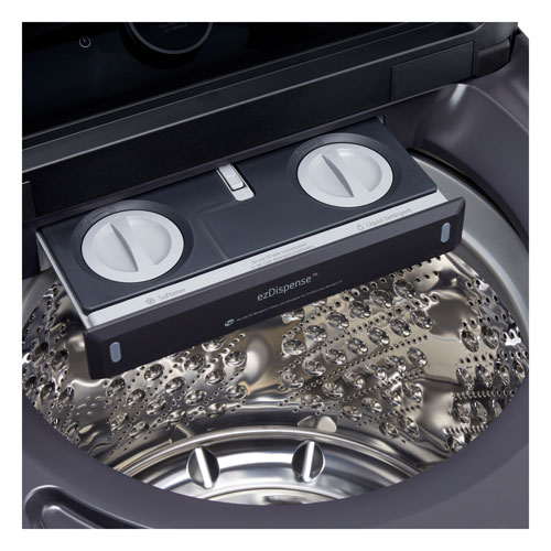 LG 6.3 Cu. Ft. Mega Capacity Top Load Washer - Matte Black