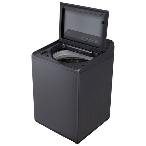 LG 6.1 Cu. Ft. High Efficiency Top Load Washer (WT8405CB) - Matte Black