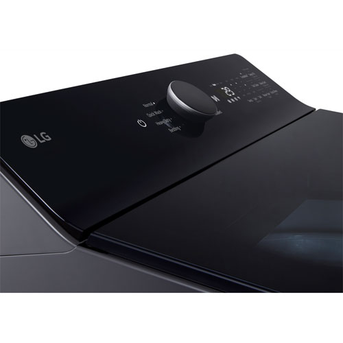 Laveuse à chargement par le haut haute efficacité de 6,1 pi³ de LG - Noir mat