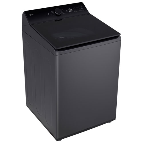 Laveuse à chargement par le haut haute efficacité de 6,1 pi³ de LG - Noir mat