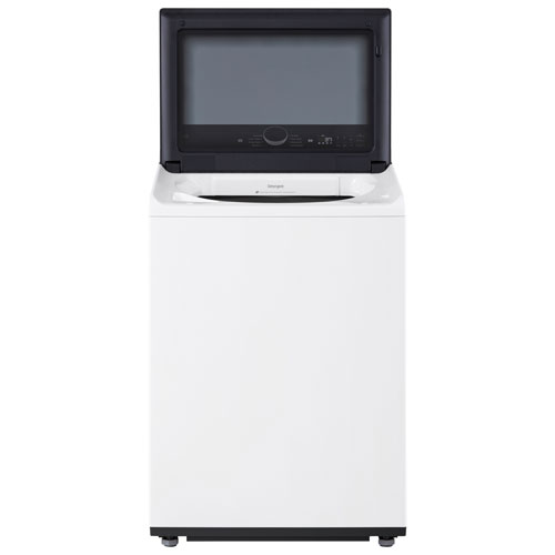 LG 6.1 Cu. Ft. High Efficiency Top Load Agitator Washer - Alpine White