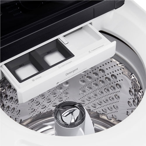 LG 6.1 Cu. Ft. High Efficiency Top Load Agitator Washer - Alpine White