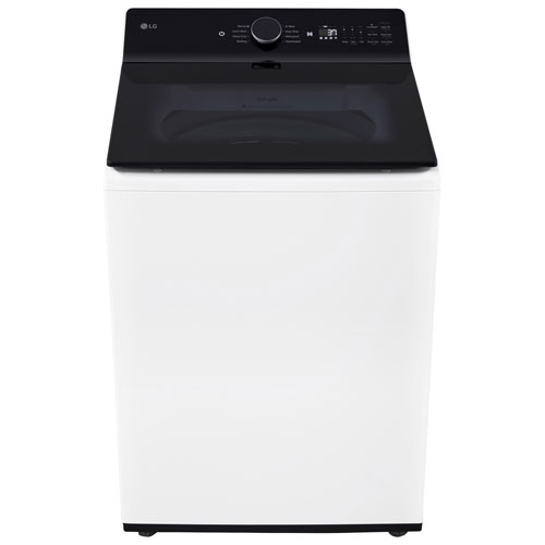 LG 6.1 Cu. Ft. High Efficiency Top Load Agitator Washer - Alpine White