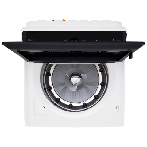 LG 6.1 Cu. Ft. High Efficiency Top Load Agitator Washer - Alpine White