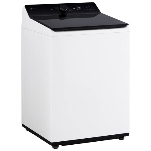 LG 6.1 Cu. Ft. High Efficiency Top Load Agitator Washer - Alpine White
